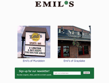 Tablet Screenshot of emilsonline.com